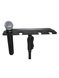 Gator Frameworks GFW-MIC-4TRAY Multi Mic Holder Four (4) Mics