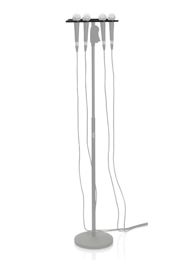 Тримач мікрофонний Gator Frameworks GFW-MIC-4TRAY Multi Mic Holder Four (4) Mics
