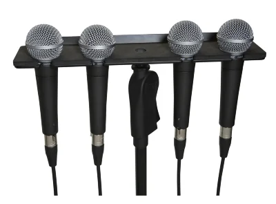 Мікрофонний тримач Gator Frameworks GFW-MIC-4TRAY Multi Mic Holder Four (4) Mics