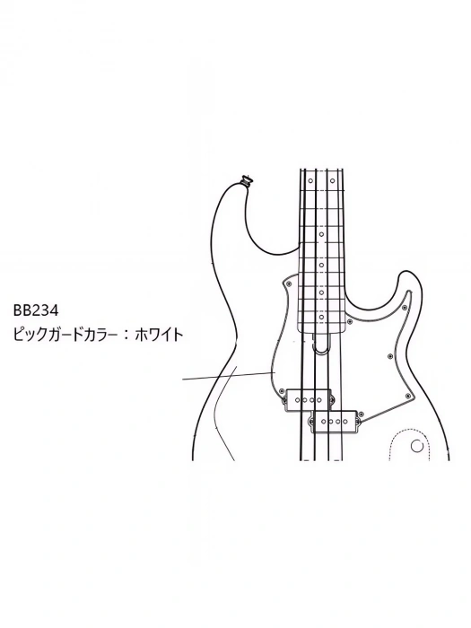 Yamaha ZV714200 для 4-струнної бас-гітари BB234 (Black)