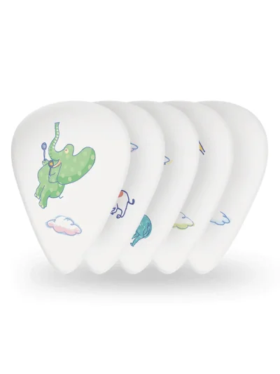 Набір медіаторів D'Addario Lennon Art Series Picks Imagine Animals