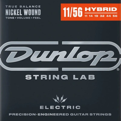 Dunlop DEN1156 Nickel Wound Electric Guitar Strings 11-56