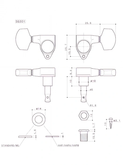 Gotoh SG301-04 MGT C