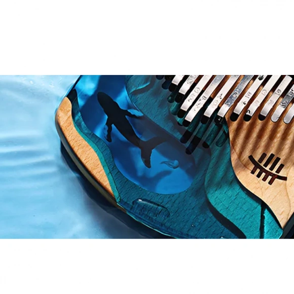 Калімба Hluru KW21 Whale Deep Ocean Plate Beech Калімба Hluru KW21 Whale Deep Ocean Plate Beech