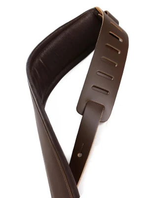 Ремінь для гітари Levy’s M26PD-DBR DBR Amped Leather Series (Dark Brown)