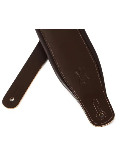 Ремінь для гітари Levy’s M26PD-DBR DBR Amped Leather Series (Dark Brown)