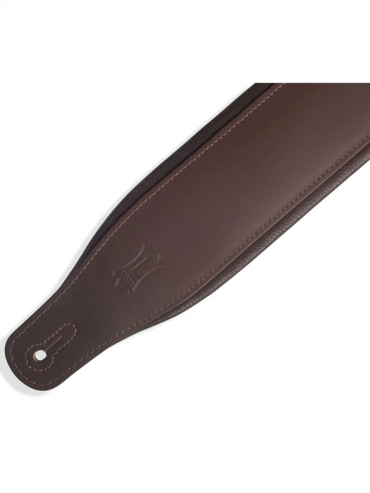 Ремінь для гітари Ремінь для гітари Levy’s M26PD-DBR DBR Amped Leather Series (Dark Brown)