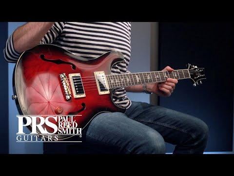 Напівакустична гітара Напівакустична гітара PRS SE Hollowbody Standard (Fire Red Burst)