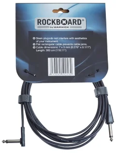 RockBoard Flat Instrument Cable Straight/Angled (300 cm)