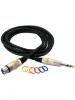 Мікрофонний кабель RockCable RCL30383 D6F BA Microphone Cable XLR(f)/TRS Jack (3m)