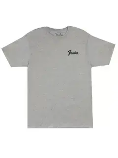 Fender T-Shirt Transition Logo Athletic Gray L