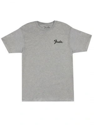 Fender T-Shirt Transition Logo Athletic Gray L