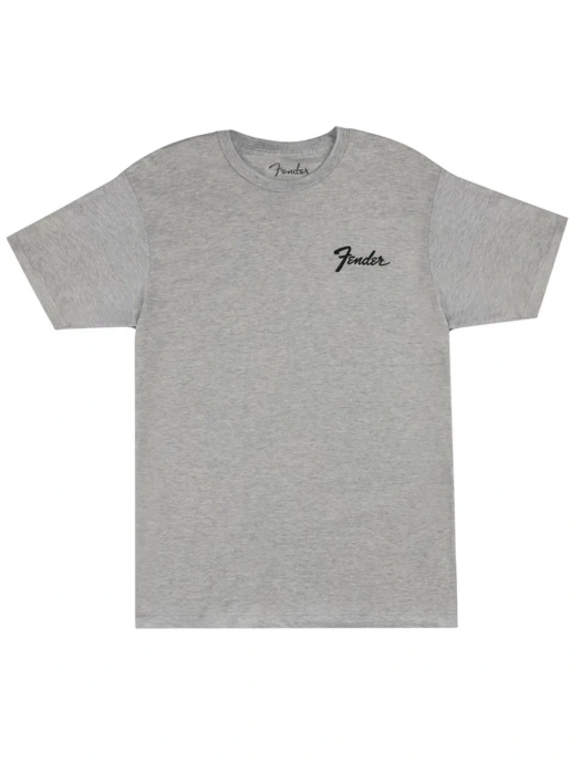 Fender T-Shirt Transition Logo Athletic Gray L