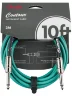 Інструментальний кабель Fender Cable Contour Series 10' SHerwood Green