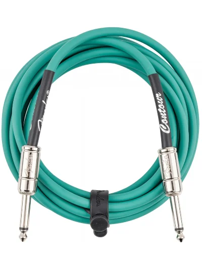 Інструментальний кабель Fender Cable Contour Series 10' SHerwood Green