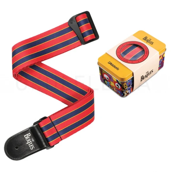 Ремень для гитари D'Addario 50BTYS03 Yellow Submarine 50th Anniversary Guitar Strap Tin - Ringo