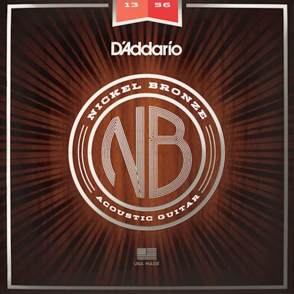 Струны D'Addario NB1356 Nickel Bronze Medium 13-56