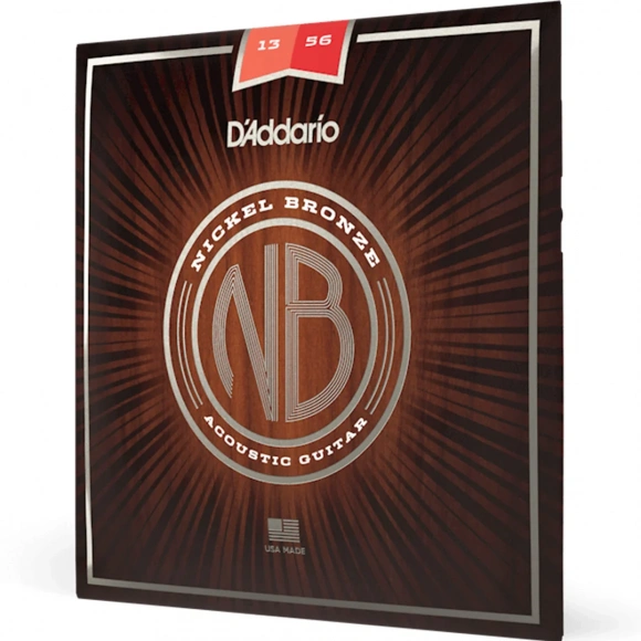 Струни D'Addario NB1356 Nickel Bronze Medium 13-56 Струни D'Addario NB1356 Nickel Bronze Medium 13-56