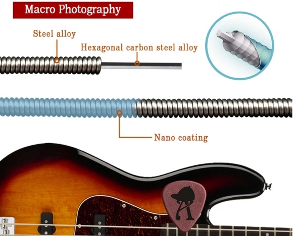 Струны Orphee QB296 6 Strings Nickel Alloy 30-125 Струны Orphee QB296 6 Strings Nickel Alloy 30-125