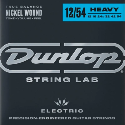 Dunlop DEN1254 Nickel Wound Electric Guitar Strings 12-54