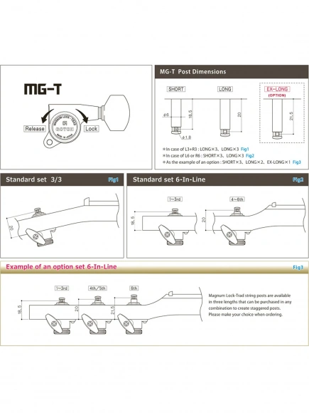 Кілки Gotoh SG301-04L MGT B Кілки Gotoh SG301-04L MGT B