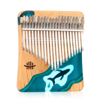 Hluru KWD21 Whale Deep Ocean Plate Beech