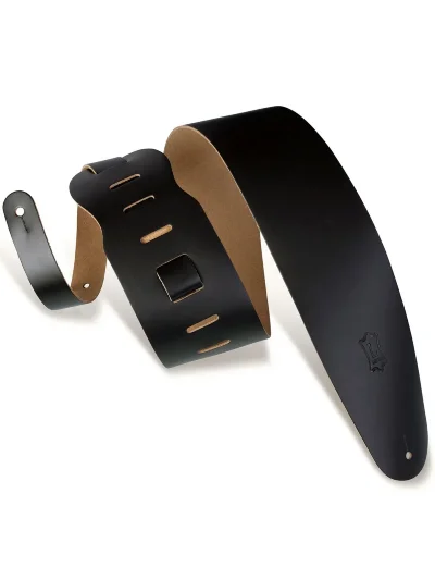 Ремінь для гітари Levy’s M4-BLK Lead Leather Series (Black)
