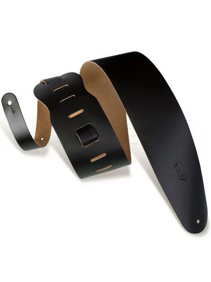 Ремень для гитари Levy’s M4-BLK Lead Leather Series (Black)