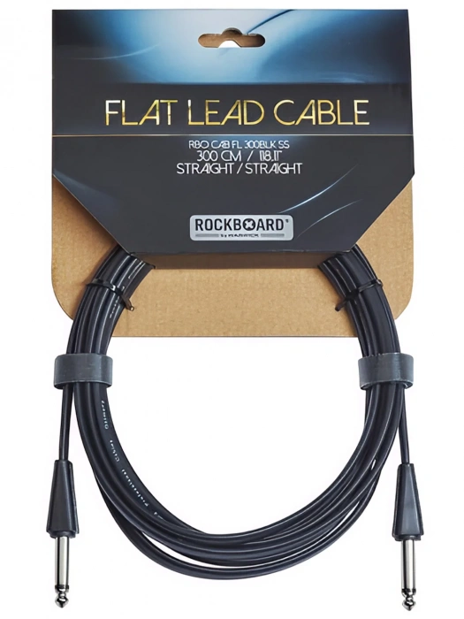 RockBoard Flat Instrument Cable Straight/Straight (300 cm)