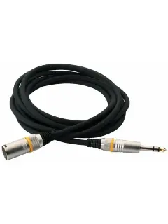 RockCable RCL30383 D6M BA Microphone Cable XLR(m)/TRS Jack (3m)