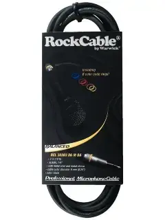 RockCable RCL30383 D6M BA Microphone Cable XLR(m)/TRS Jack (3m)