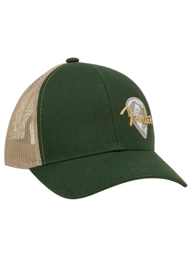 Кепка Fender Globe Pick Patch Hat Green Khaki
