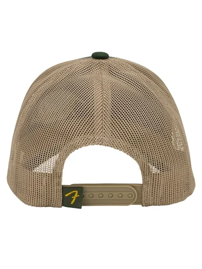 Кепка Fender Globe Pick Patch Hat Green Khaki