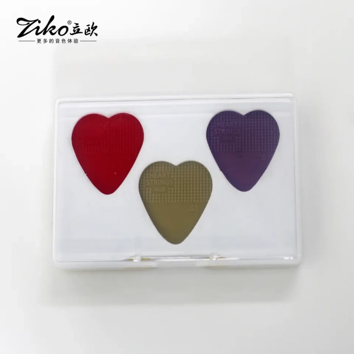 Ziko DG-K3 Heart Shape Guitar Picks (3 шт.)