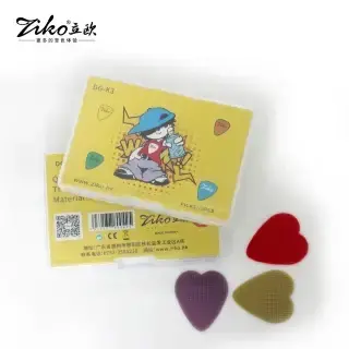 Ziko DG-K3 Heart Shape Guitar Picks (3 шт.)