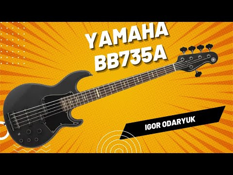 Бас-гітара Бас-гітара Yamaha BB735A (Matte Translucent Black)