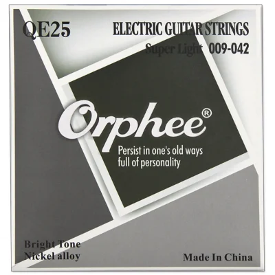 Струни Orphee QE25 Nickel Alloy Super Light 9-42
