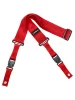 Ремінь для гітари Dimarzio DD2200RD 2 Inch Nylon Cliplock Red