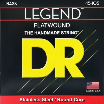 DR FL-45 Legend Flatwound Bass Medium 45-105