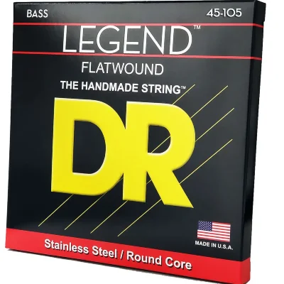 Струни DR FL-45 Legend Flatwound Bass Medium 45-105