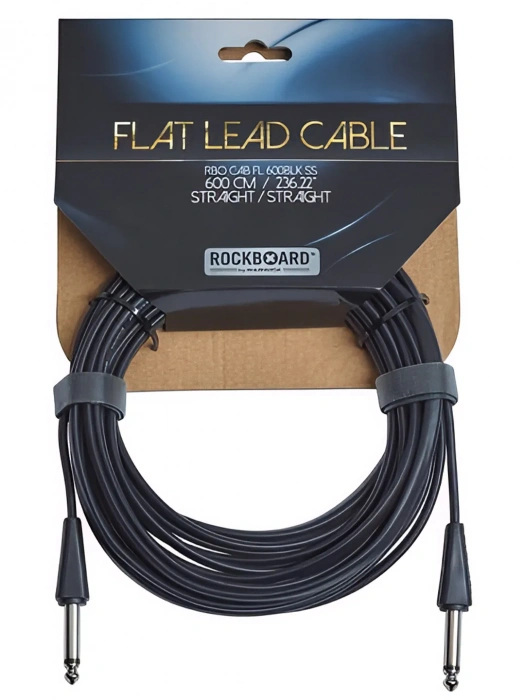 RockBoard Flat Instrument Cable Straight/Straight (600 cm)