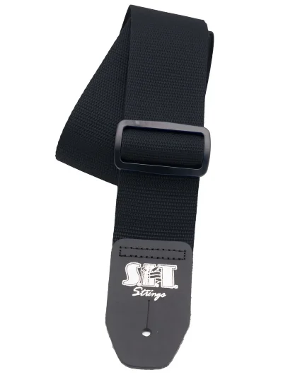 Ремінь для гітари SIT Strings 2″ Guitar Strap Black
