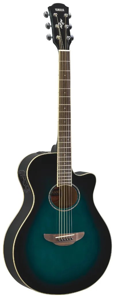 Електро-акустична гітара Yamaha APX600 (Oriental Blue Burst)
