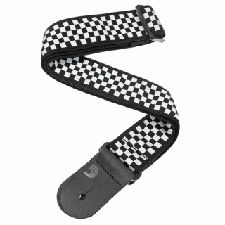 D'Addario 50C02 Nylon Woven Guitar Strap (Check Mate)