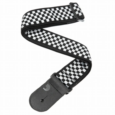 D'Addario 50C02 Nylon Woven Guitar Strap (Check Mate)