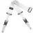 Dimarzio DD2200W 2 Inch Nylon Cliplock White