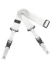 Ремінь для гітари Dimarzio DD2200W 2 Inch Nylon Cliplock White