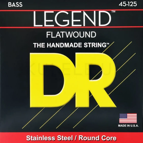 Струны DR FL-5/45 Legend Flatwound Bass Medium 5-String 45-125