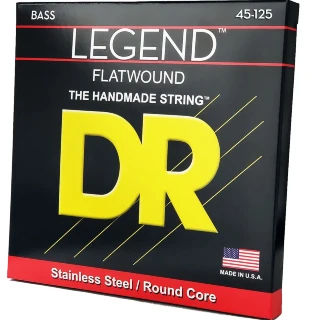 DR FL-5/45 Legend Flatwound Bass Medium 5-String 45-125