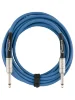 Інструментальний кабель Fender Cable Contour Series 15' Lake Placid Blue
